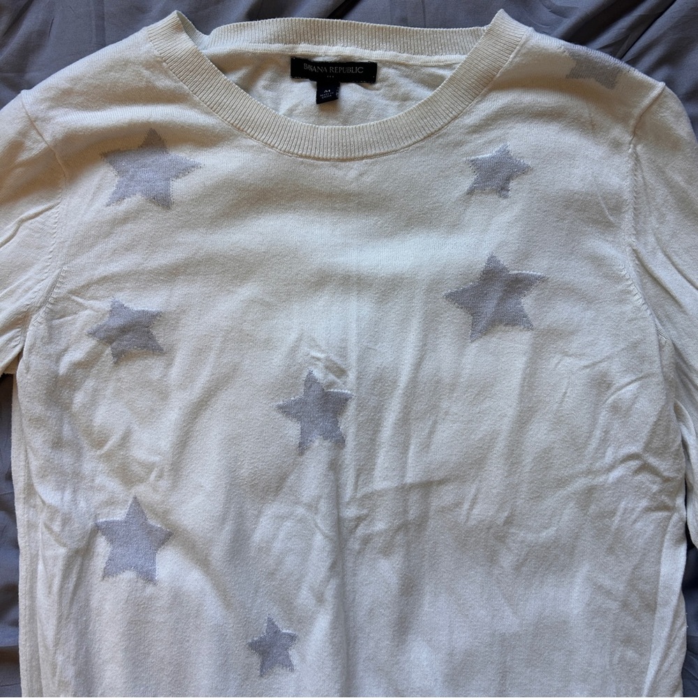 Banana Republic Cream Knit Sweater - Picture 4 of 6